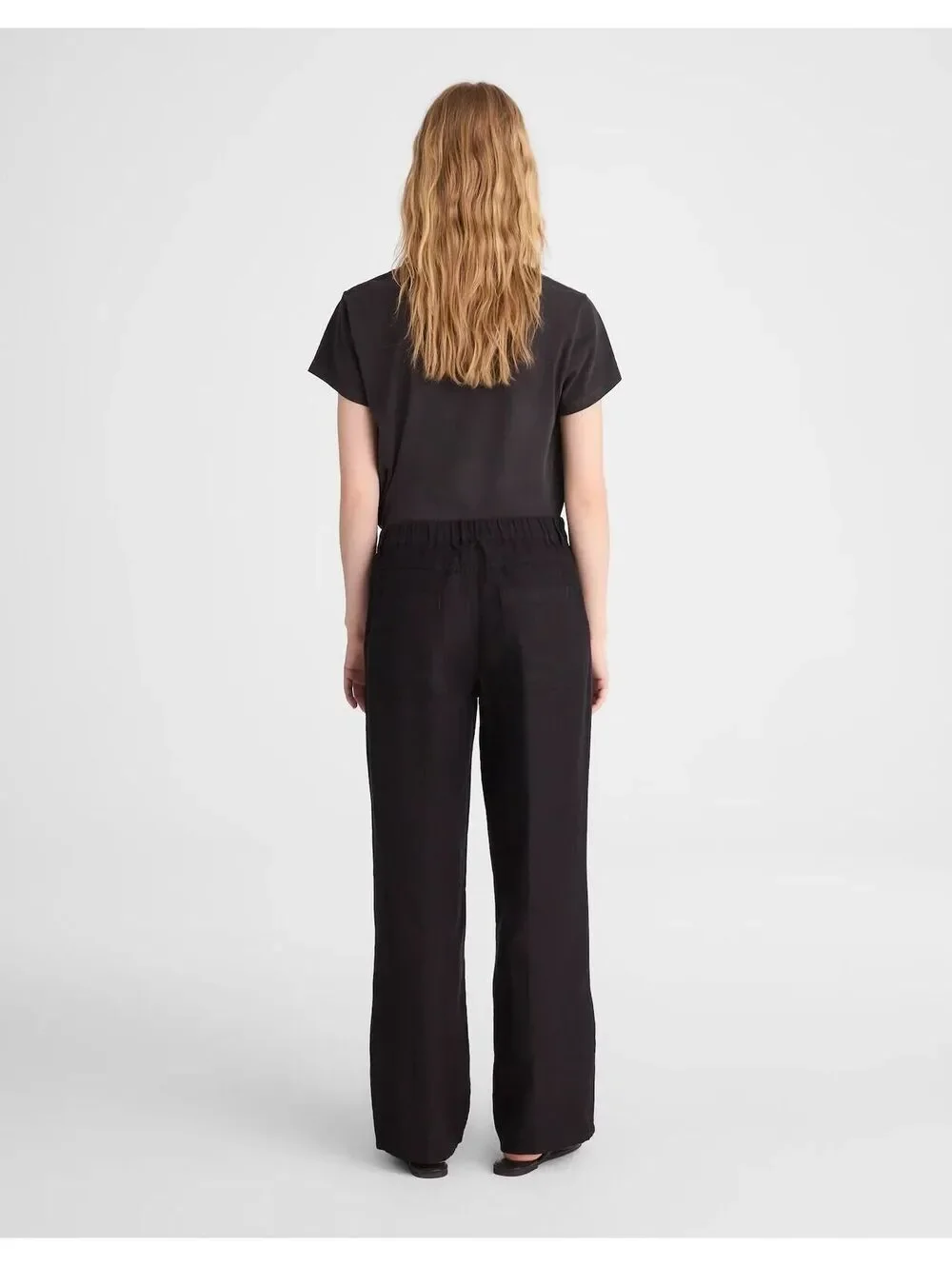 NWT Madewell The Zoe Relaxed Straight Pant in 100% Linen - Size 8 - MSRP $118 - Picture 2 of 5
